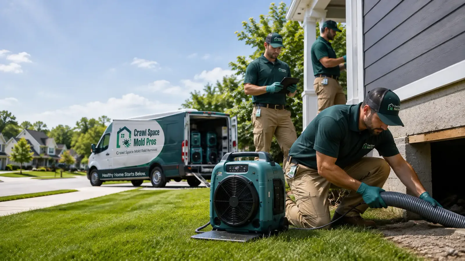 Crawl Space Mold Removal in Osage City, KS